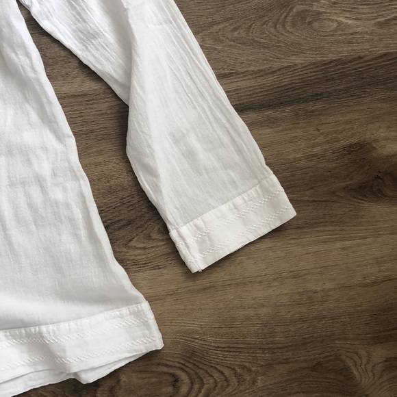 New with tags Blanco made in Peru 100% cotton white tunic - Picture 8 of 17